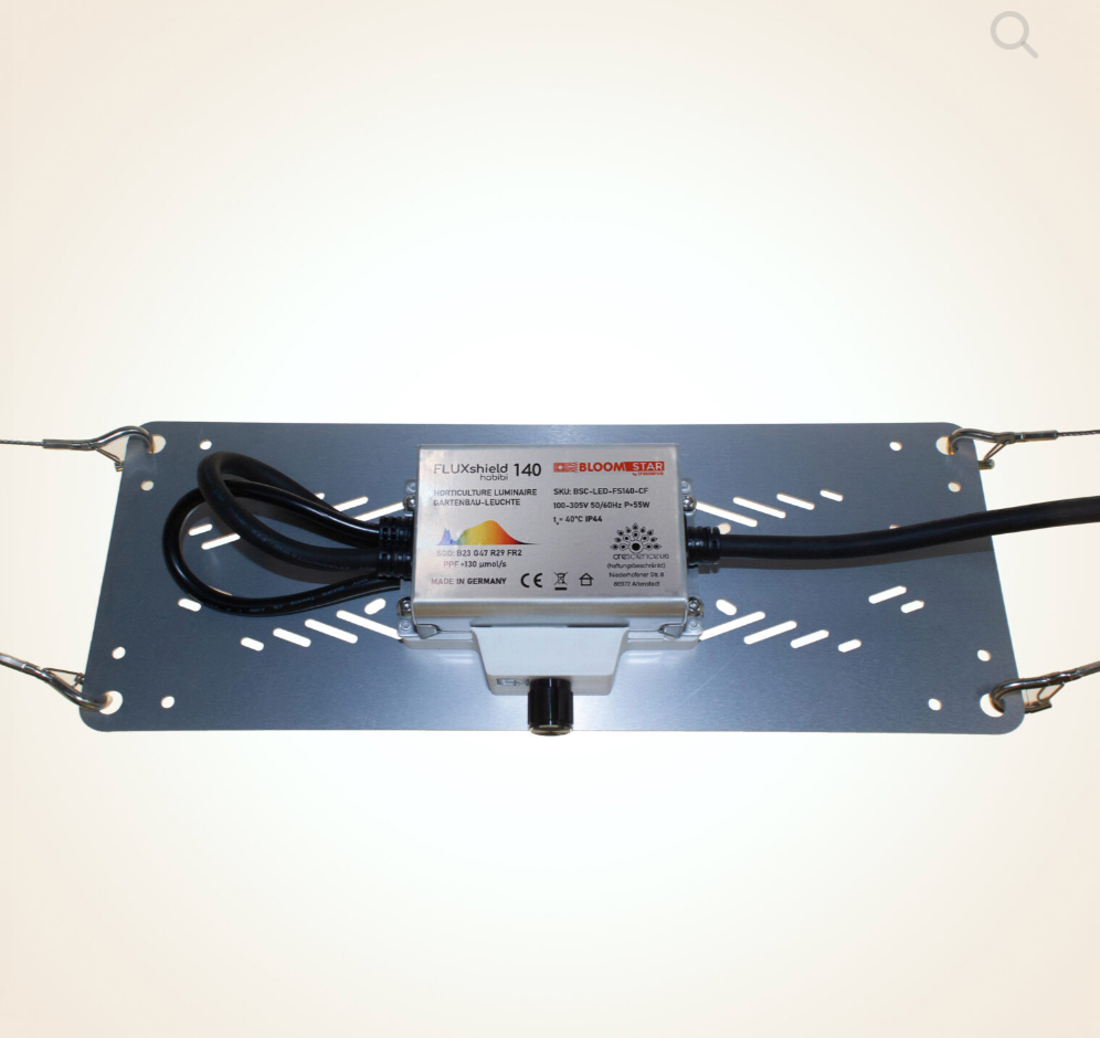 Das FluxShield 140 - LED Board f. Anzucht