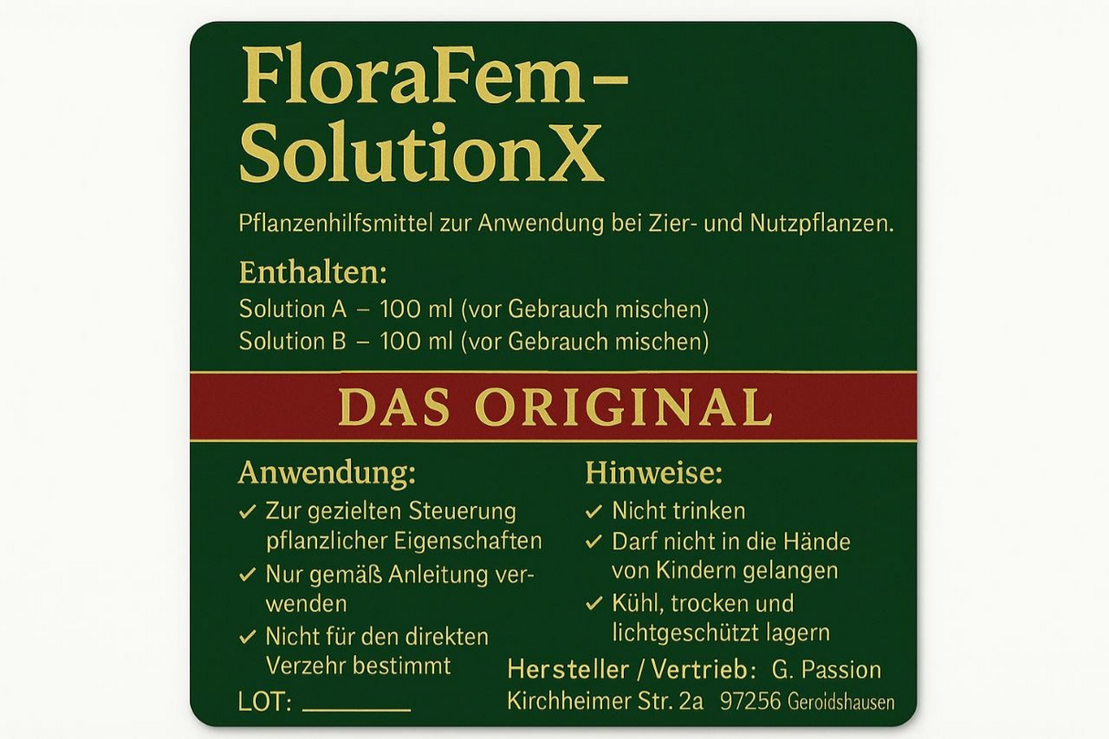 FloraFem - Solution X